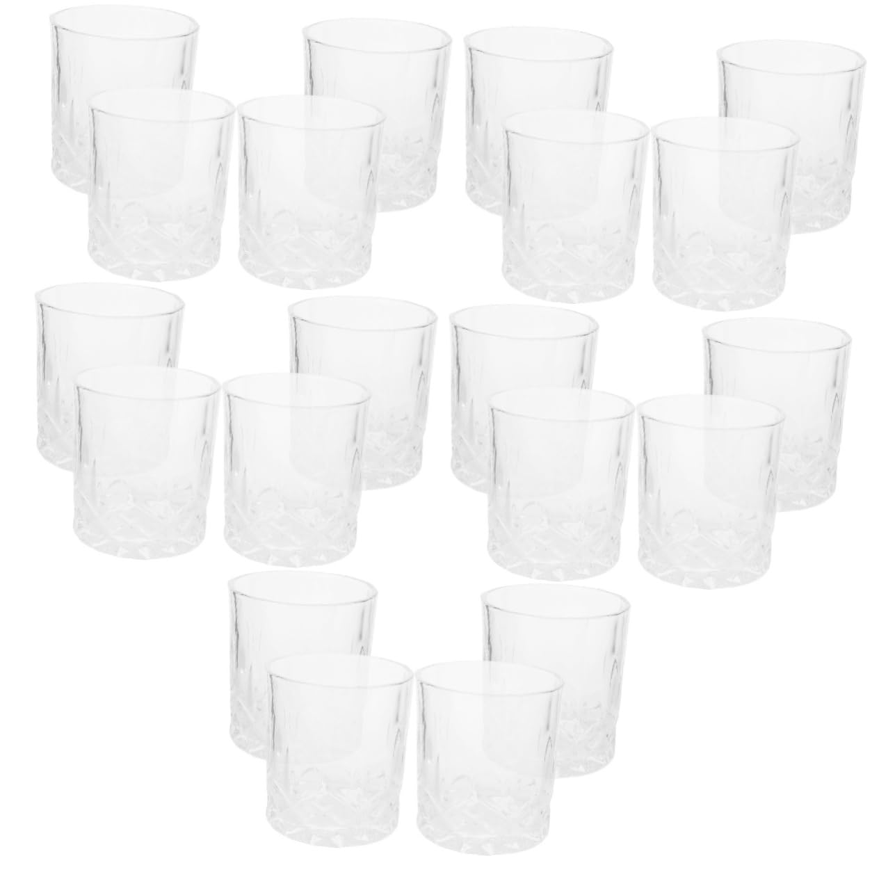 Ciieeo 5 Sätze Whiskyglas Kaffeetassen Mit Deckel Trinkbrille Barbrille Martini Bechergläser Trinkgläser Klein Weißweingläser Bruchsichere Trinkgläser Cocktail Transparent 4 Stücke * 5