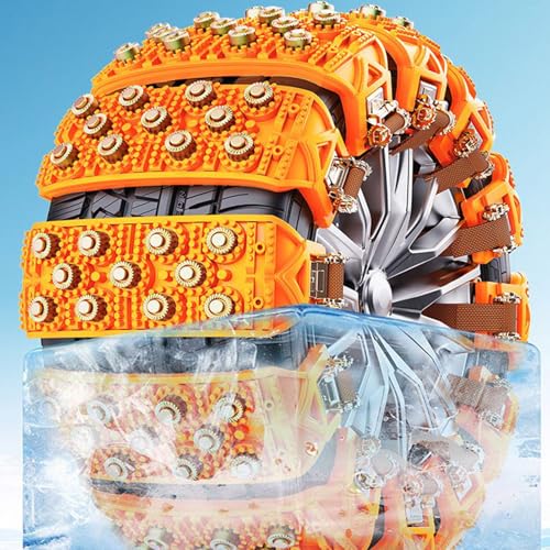 Cadenas de nieve para camiones de alta adherencia y ajuste universal de 165-265mm 7