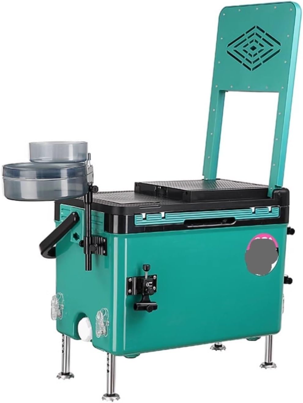 Fishing Toolbox Fishing Toolbox,Storage Portable Box Fresh Keeping Tackle Seat with Extendable Legs Independent Tool Layer of