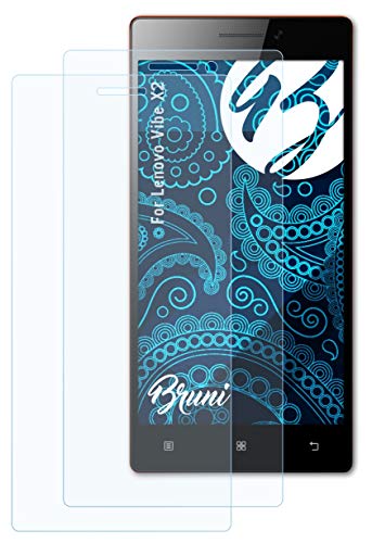 Bruni Screen Protector Compatible with Lenovo Vibe X2 Protector Film, Crystal Clear Protective Film (2X)