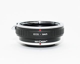 K&F CONCEPT キャノン対応 EOS EF(EF-S)レンズ-マイクロフォーサーズ m4/3マウントアダプター レンズクロス付 ef-m43 (KFM43)