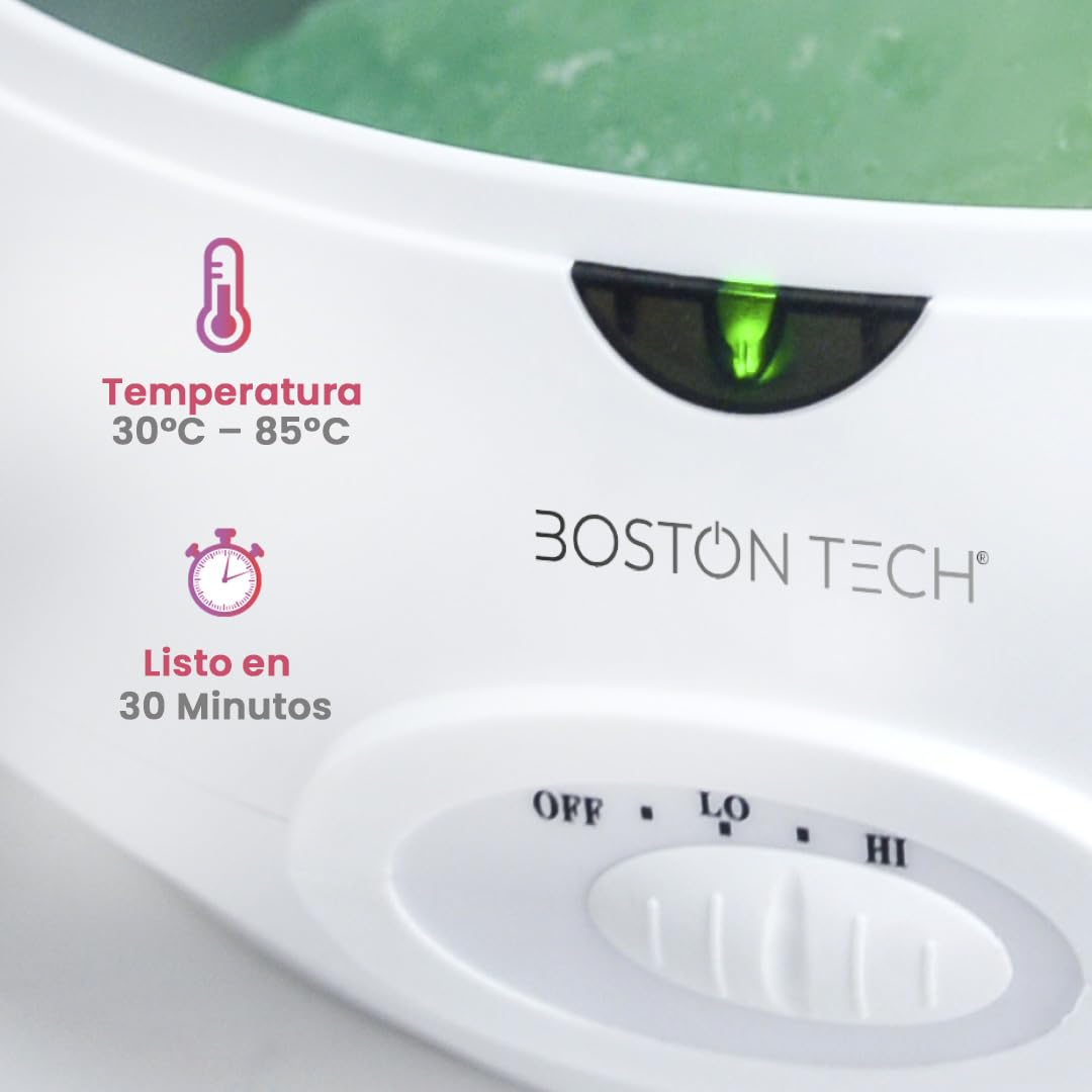 Boston Tech® Baño de Parafina para Manos Maquina parafina que Alivia el Dolor Muscular y Artrosis Capacidad 3L Hidrata y Revitaliza tu Piel Incluye accesorios Premium para uso personal y profesional — view 4