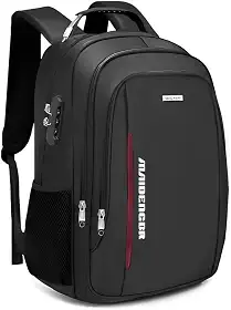 Mochila masculina Bolsa Unissex Anti Furto Reforçada, Semi Impermeável, Notebook, Escolar, Trabalho, Viagem, Executiva, Cabo de Aço, Saída USB, Fone de Ouvido