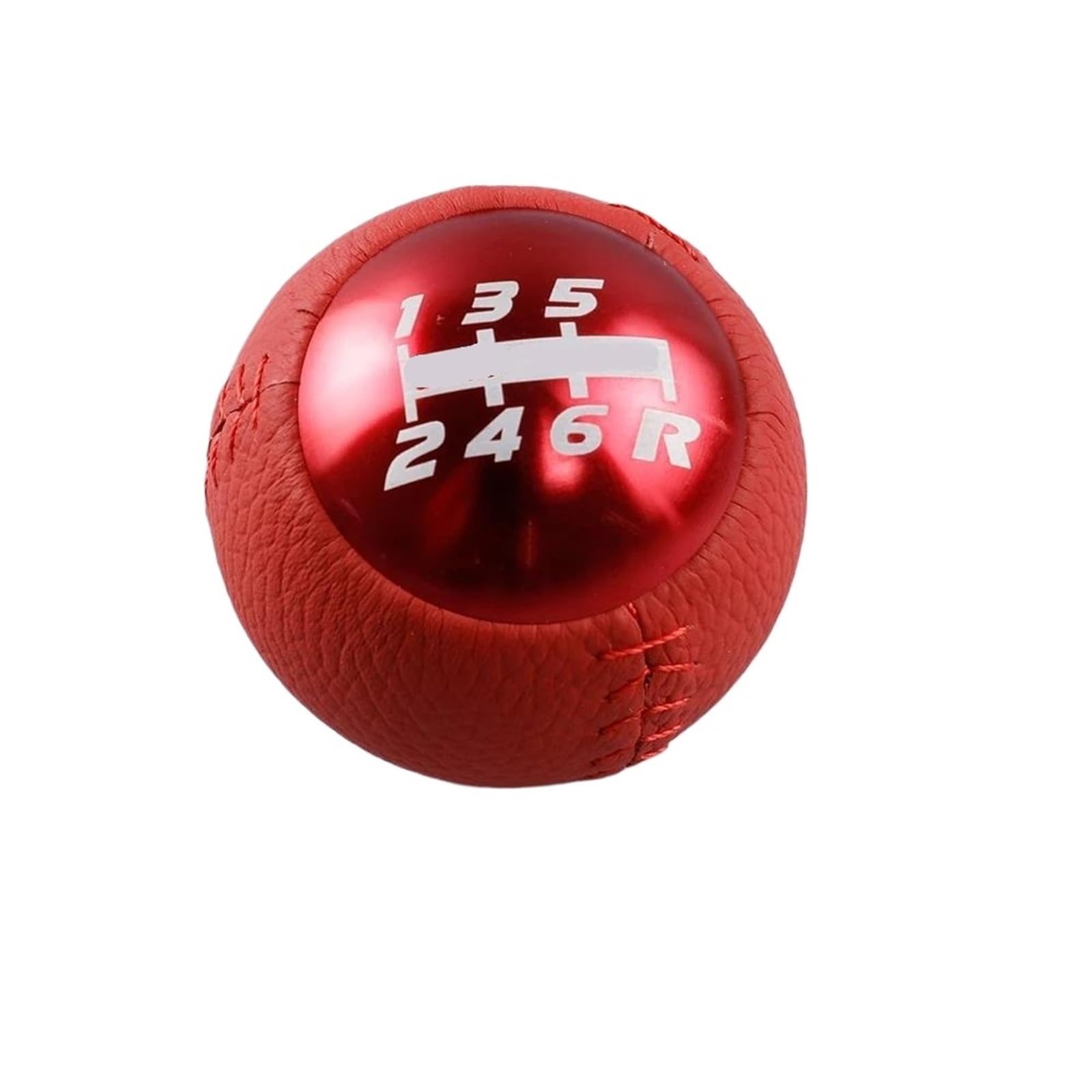 Uieowhn 6 Speed Red 6/5 Speed Car Gear Shift Knob Cover For Civic Accord Ek9 Ep3 Fn2 Dc2 Dc5 S2000 Fd2 Shift Gear Knob Cover(6 Speed Red)