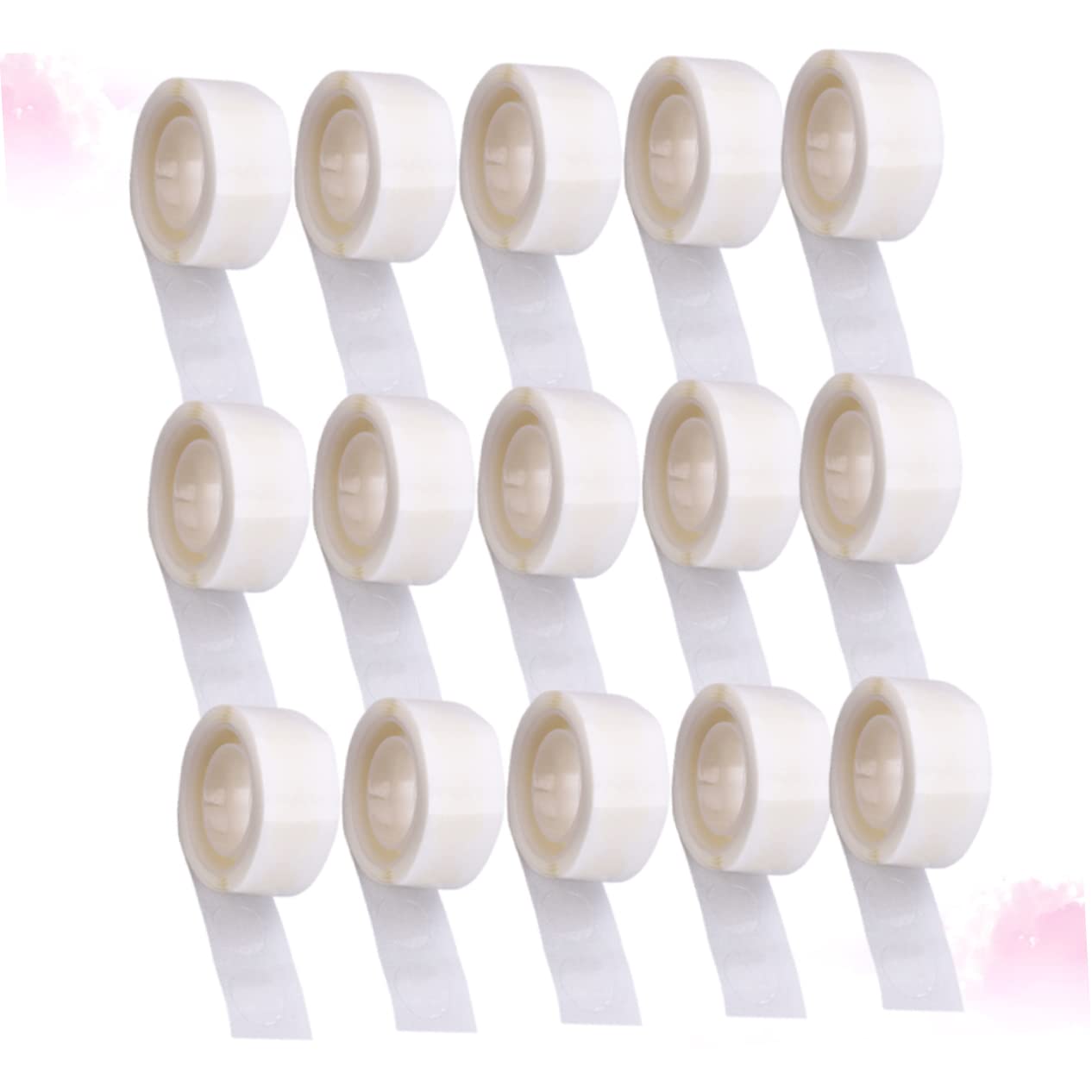 DOITOOL 3 Set Nastro Adesivo Per Palloncini Punti Colla Per Decorazioni Feste Matrimoni E Compleanni Facile Da E Rimuovere Senza Residui Punti Adesivi Per Ogni 15 * 3