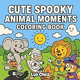 Photo Gallery cute spooky animal moments: coloring book Photo Gallery cute spooky animal moments: coloring book