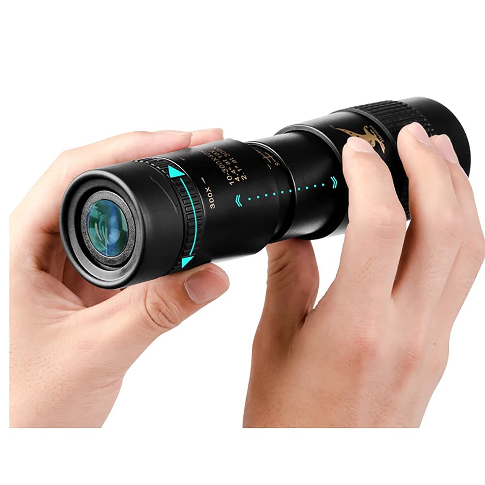 Telescopio Monoculare 10-30x50 per Adulti, Cannocchiale Monoculare HD