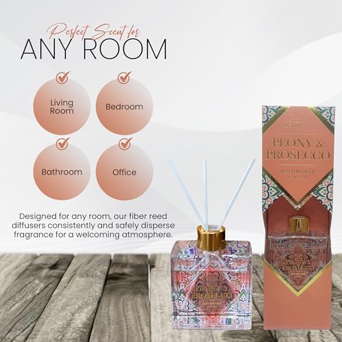 Brooklyn Fragrance Co. Difusor Aromático Peony & Prosecco 100ml miniatura 6