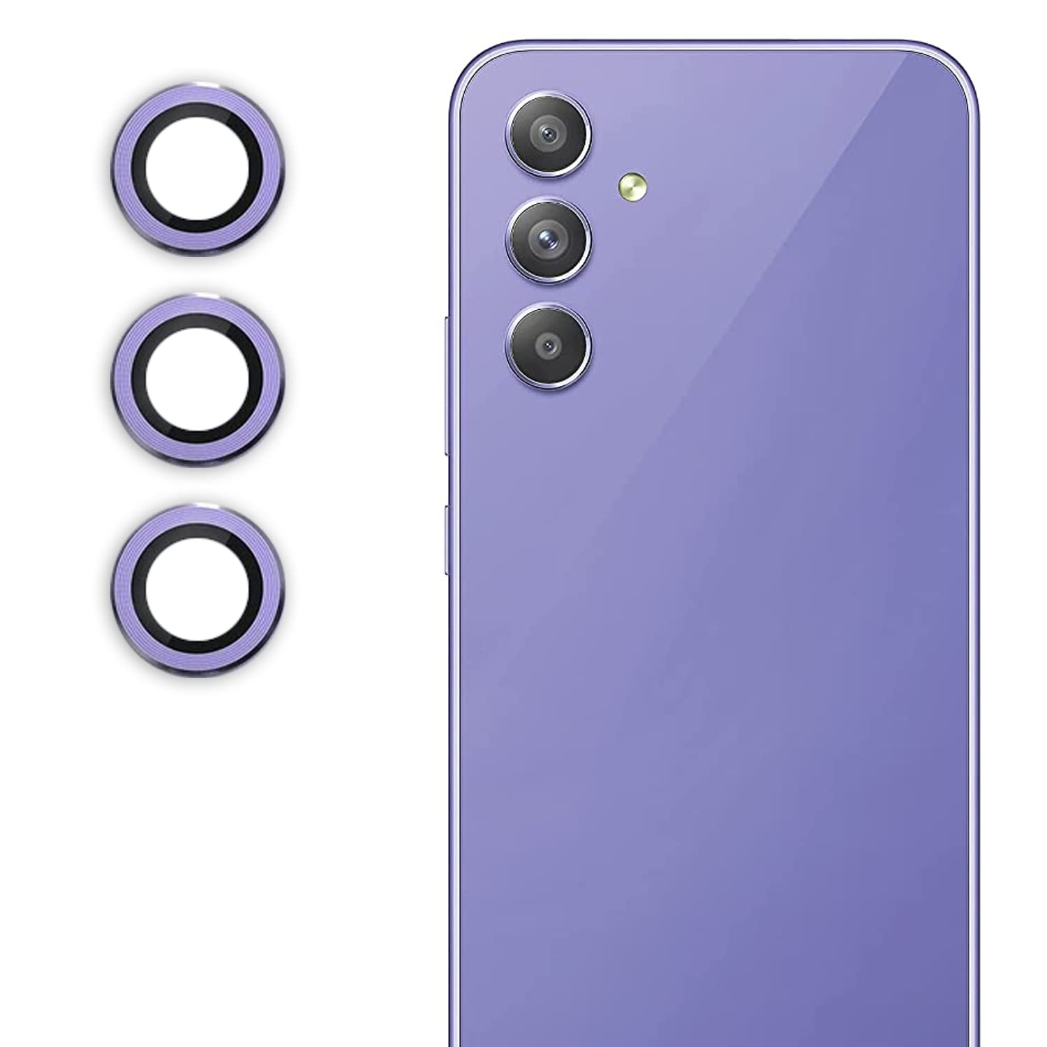 Oncraves Tempered Glass Camera Ring Lens Protector For Samsung Galaxy A54 5G | 9H Hardness, Full Coverage Camera Metal Ring Ultra-Thin/Clear - Purple (B0C3B6ZGKH) Amazon Price History, Amazon Price Tracker