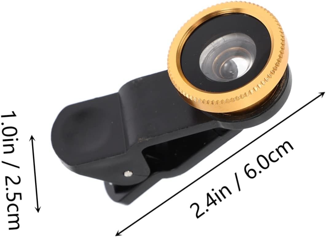 ABOOFAN 4sets Fisheye Wide Angle Macro Lens Kit for Phone Attachment for Cell Phone Camera