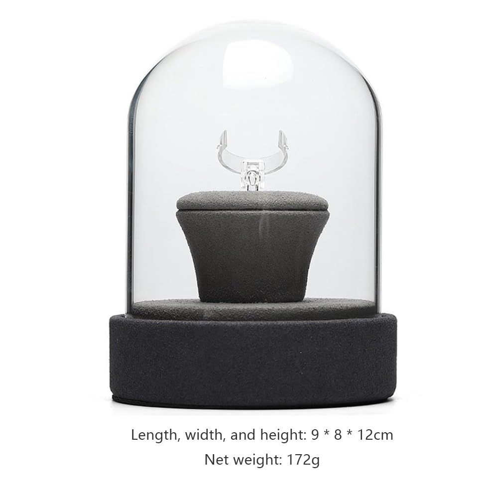 Schmuckständer Schmuckvitrine aus Glas, staubdichter Schmuck schmuckaufbewahrung