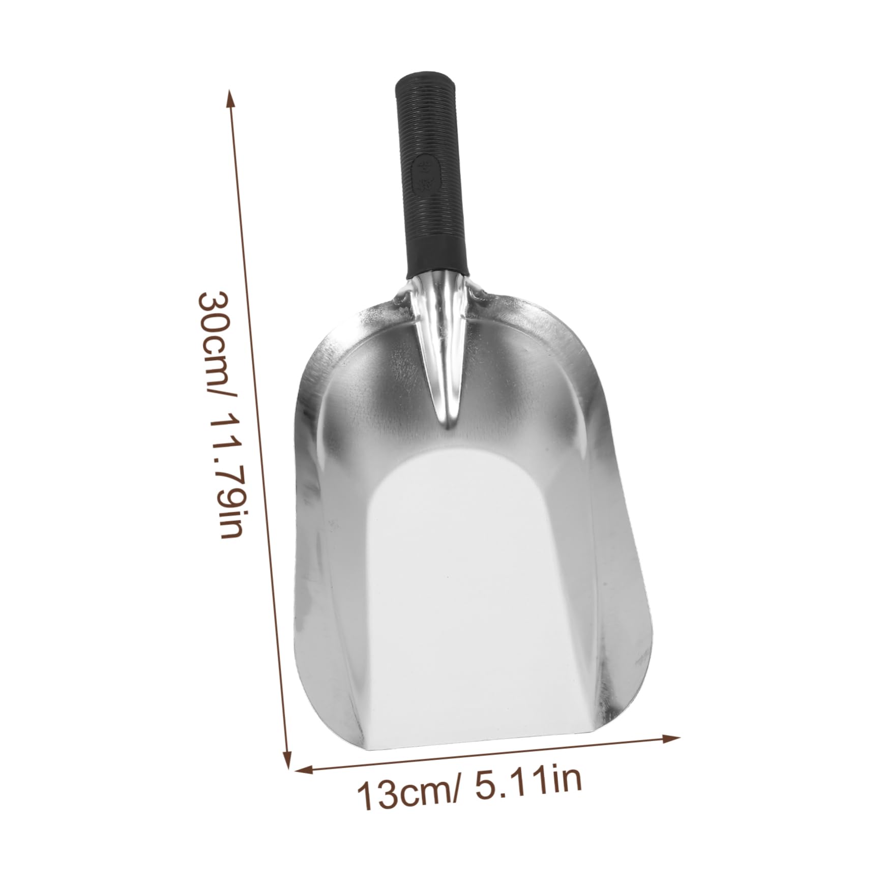 Abaodam Garden Trowel Small Stainless Steel Shovel Square Hand Shovel for Weeding Flower Planting Transplanting Cultivator
