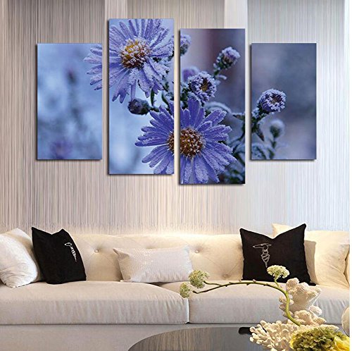 FAYM-Home living room decorated paintings, snow and ice landscape painting paintings, Four piece set, 30cm*60cm*(2pcs)+30cm*80cm*(2pcs)