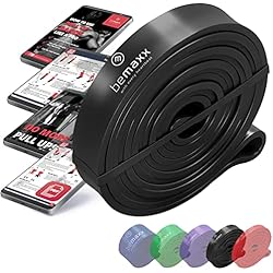Bandas de Resistencia Elástica + Guía de Entrenamiento | Pull Up Bands Yoga Pilates Calistenia Deporte | Banda de Tracción para Musculacion Fitness y Estiramientos | Gimnasio en casa Ejercicio Gym