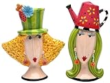 Appletree Design Garden Lady Salt and Pepper Set, 4-Inch