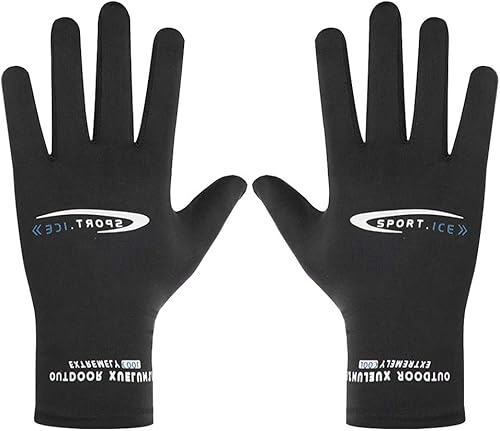 Miniatura 6 de Holiberty Lightweight Silk Summer Gloves Non-Slip Outdoor Sports Driving Cycling Gloves Winter Warm Running Glove Liner Sun UV Protection Fishing