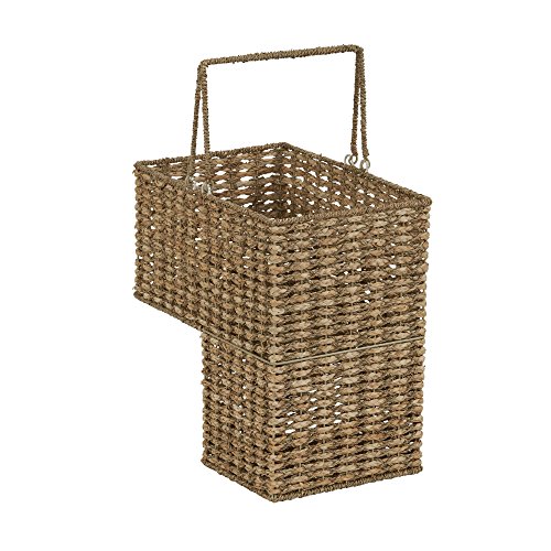 Household Essentials Wicker Stair Basket