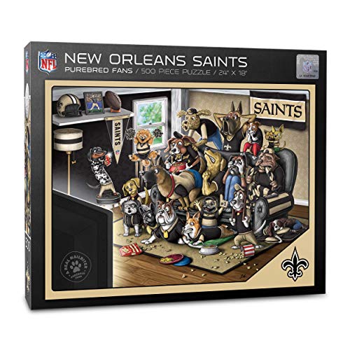 Image of YouTheFan NFL Purebred Fans 500pc Puzzle - A Real Nailbiter
