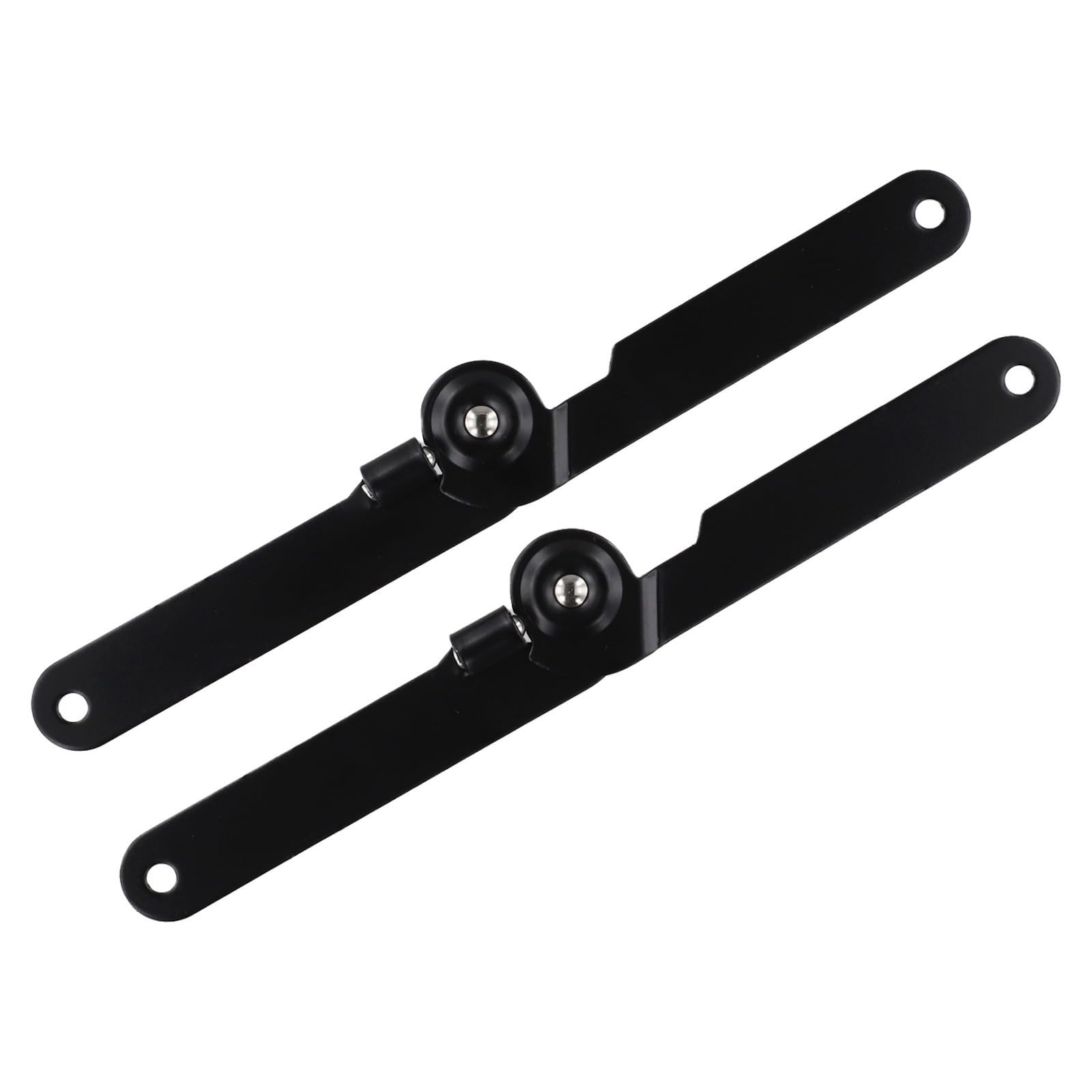 2 Heavy Duty Cabinet Hinges for Attic Hatches and Folding Tables Complete Installation Kit with Robust Iron Construction