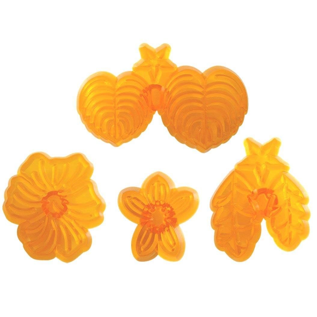 Clearance Pansy & Violet 4 Piece Fondant Icing Gumpaste Cutter Set