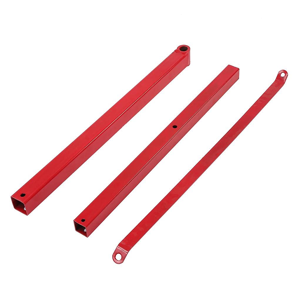 Greensen Brazo de Soporte para Polipasto Eléctrico 600 kg, Brazo Giratorio Ajustable (Extensión 110 cm) Gancho Giratorio 360° para Elevación de Cargas