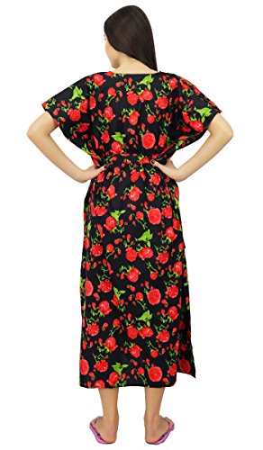 Bimba Nursing Mothers Caftan Floral Print Maxi Kaftan Maternity Gown With Belt #TOP16
