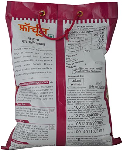 Image of Fortune Basmati Rice - Rozana, 5Kg Bag