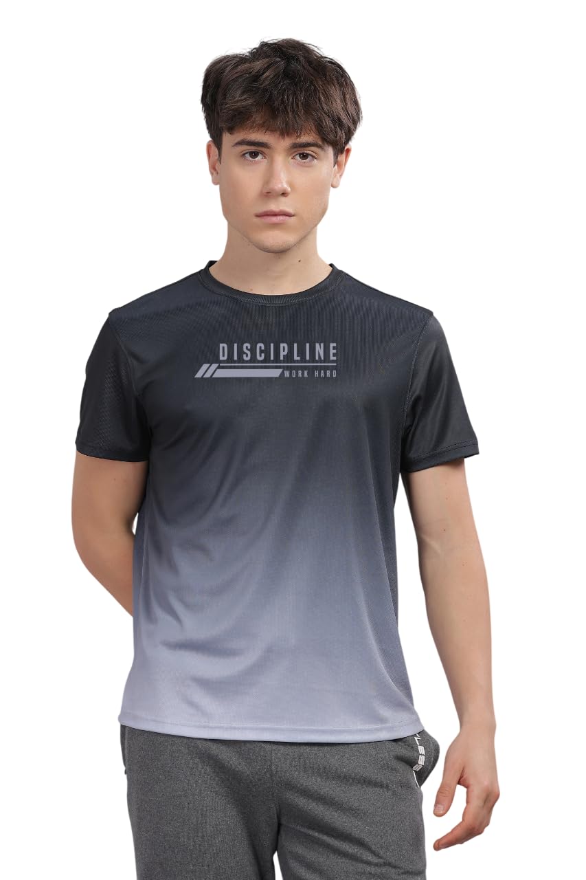 domin8 Men's Lightweight Ultra Smooth Activewear T Shirt | Stylish Tshirts for Men | Soft & Comfortable Tshirts for Men | Tshirt for Gym, Running.-picture-41