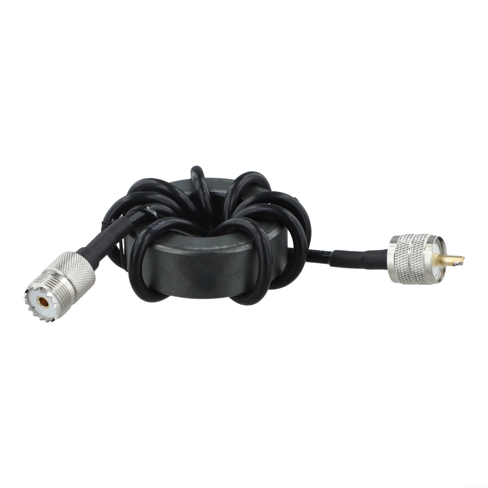1,8-30 MHz - Anneau magnétique pour radio HF à ondes courtes - Anti-interférence 1:1 - Type de courant Balun EM-25 EM-43 - 200 W - Puissance : 1000 W - Noir (EM-43)