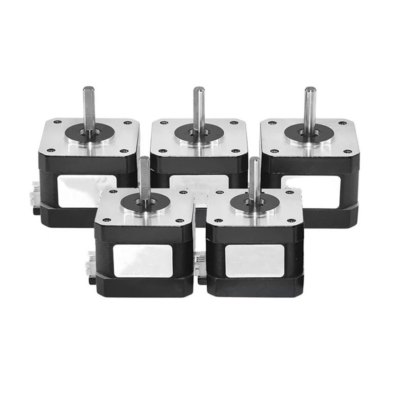5PCS 1.8 Degree 42x42mm Frame Stepper Motor 1A 3.4V 34mN.m Nema 17 Stepper Motor 17HS3401 2 Phase 4 Wires Step Motor Scena Montaż