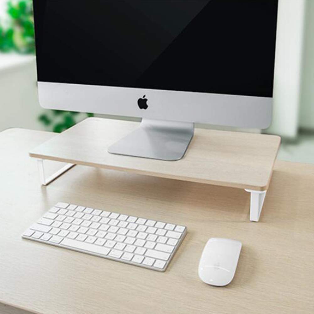 Buy Wooden Monitor Stand Computer riser,Laptop desk Organiser Holder