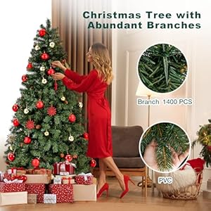 6ftchristmastreebuppleeunlitartificialchristmastreew1400branchtipseasyassembleandfoldablemetalbasegreenxmastreeindooroutdoordecorateforhomeofficepartyholiday Urban Country Home Decor 6ft christmas tree bupplee unlit artificial christmas tree w1400 branch tips easy assemble and foldable metal base green xmas tree indoor outdoor decorate for home office party holiday urban country home decor