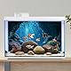 MIRRORANG 76x46cm Unterwasserwelt Aquarium Hintergrund Blau Meer Korallenriff Hintergrund Unterwasser Thema Fisch Tank Poster
