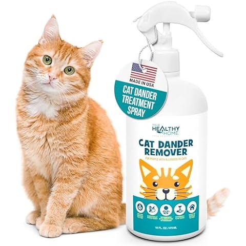 YourHealthyHome Cat Dander Remover Aloe Vera Free- Pet Dander Allergy Reducer Relief Dry Skin Spray for Cats and Humans| Cruelty-Free & Made in USA (1 Pack) Cover