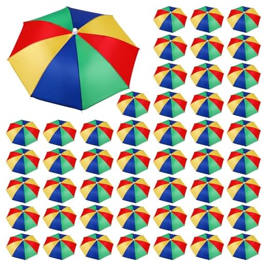 Best buy umbrella hat Kacctyen Rainbow Umbrella Hat Pack