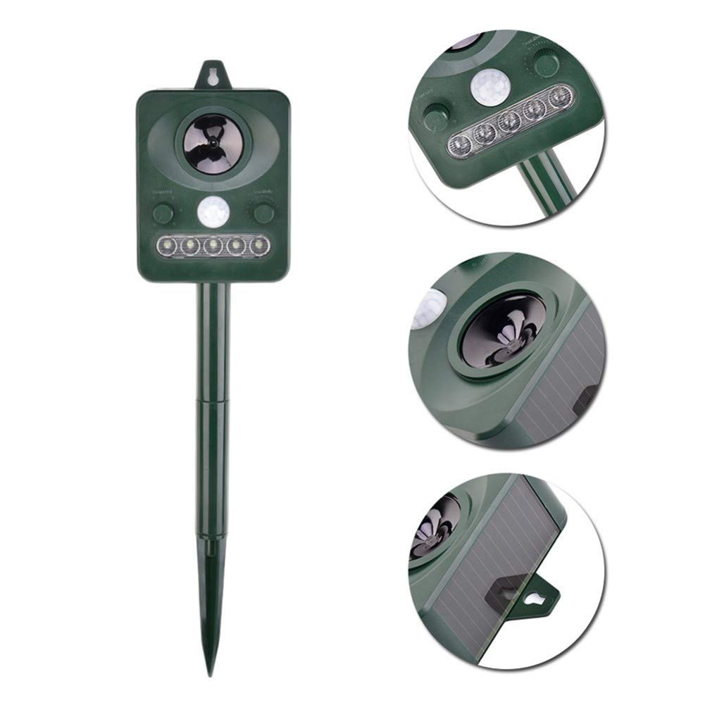 Cane Anti Sound Wave Barking Device Impermeabile Solar Repeller Animal Dog Outdoor Stop No Bark Control Training