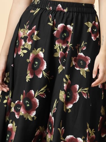 Image of OOMPH! Long Skirts for Women with Handkerchief Hem