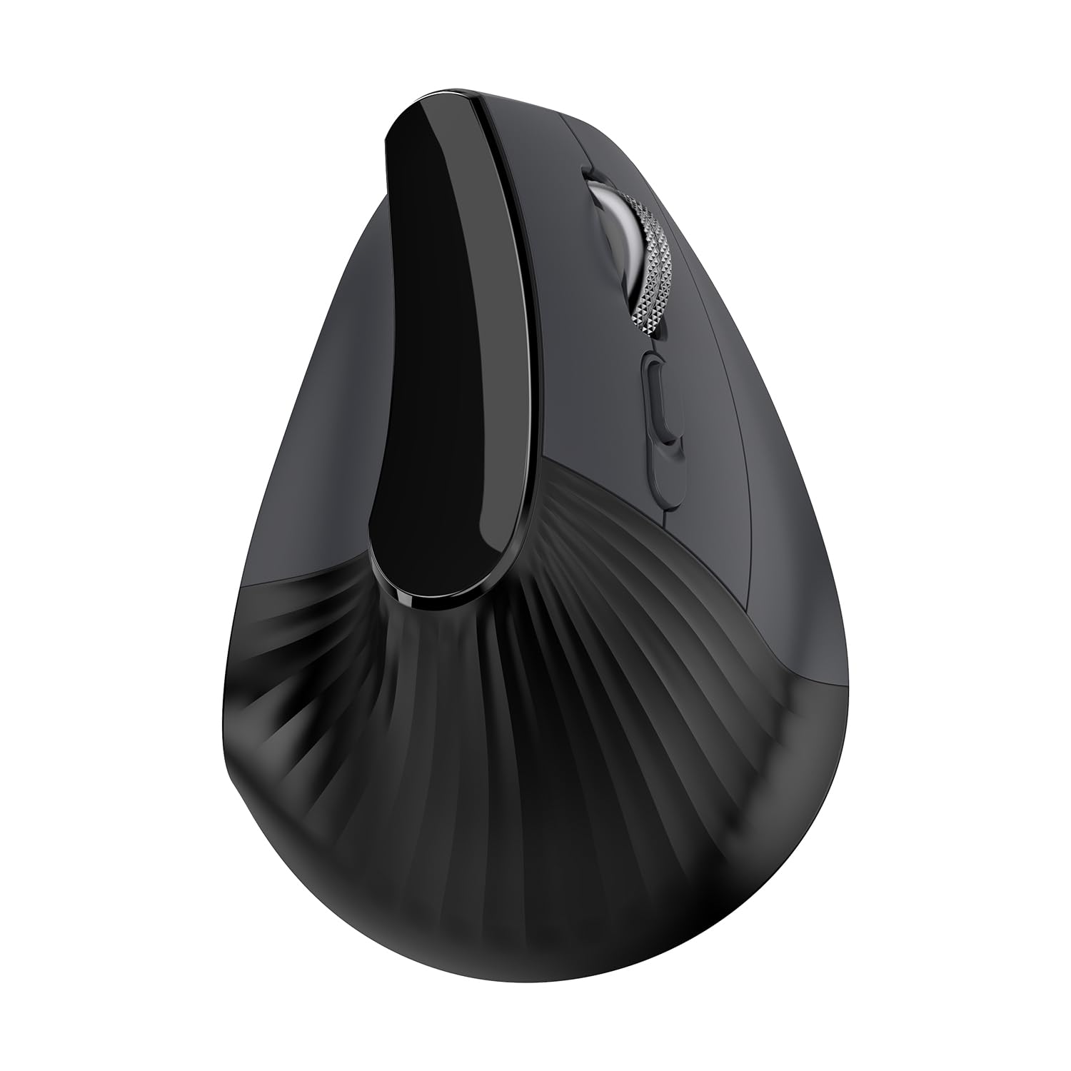Mouse verticale ergonomico senza fili, Bluetooth a scorrimento ultraveloce, mouse Ergo 4800 DPI, 2,4 G clic silenziosi 6 pulsanti mouse ottici RGB, 3 connettività multi-dispositivo per Mac