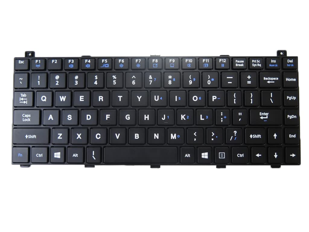 Tastiera Retroilluminata Per Getac V110 – Layout US, Compatibile G1-G5, RTDPART, Nera