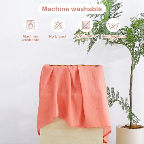 Image of Viviland Bamboo Cotton Blend Muslin Swaddle Blankets, 70% Bamboo & 30% Cotton, Ultra Soft Silky Receiving Blanket for Newborn, Large 47x47 inches, 4-Pack Unisex Gift, Colorful Butterfly