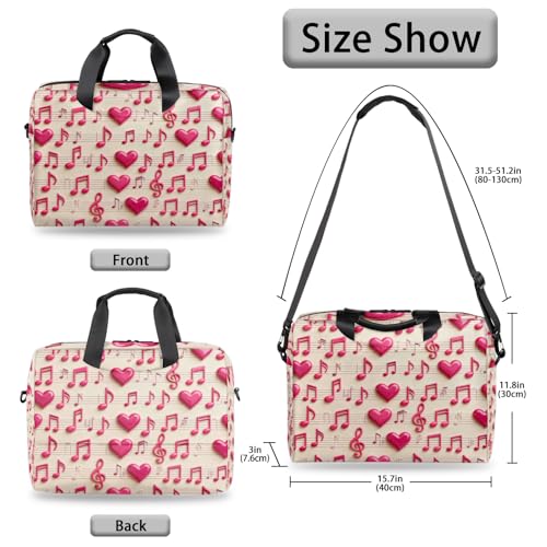 Bolso para portátil 15-15.6 pulgadas resistente agua rosa miniatura 5