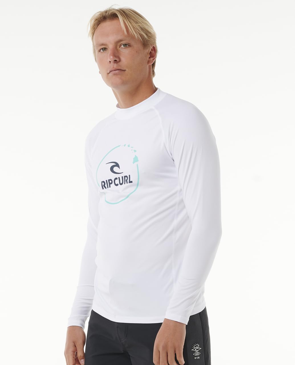 Rip Curl Island Vibe UPF 50 Long Sleeve Rashguard Camisa de protección de Sarpullido Hombre