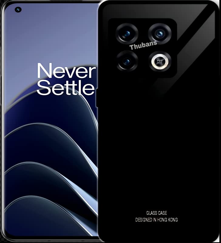 Thuban Glass Back case with Bumper Cover for Oneplus 10 Pro