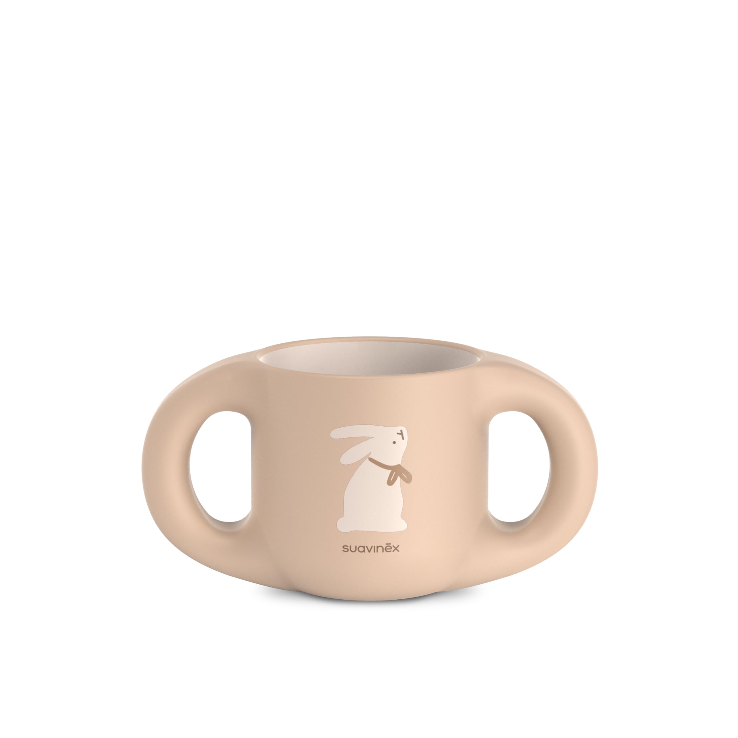 Suavinex, Set Vaisselle Bébé. Coffret Repas Enfant, 5 pièces. Comprend : Assiette + Bol + Tasse + Cuillère + Nappe Antidérapante. 6+ Mois. Durable, Apte pour le lave-vaisselle, Micro-onde. Rose