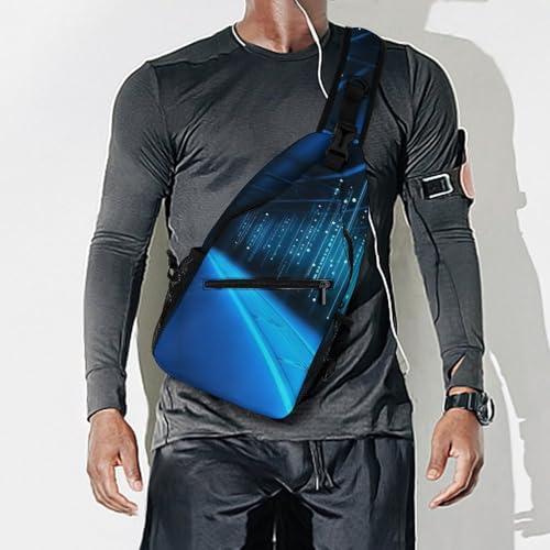 Mochila tipo bolso Blue Line Sling para senderismo y uso casual miniatura 7