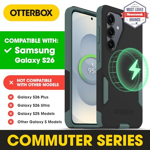 Image of OtterBox Samsung Galaxy S26 - Commuter Series Magnetic Case - Enchanted Forest