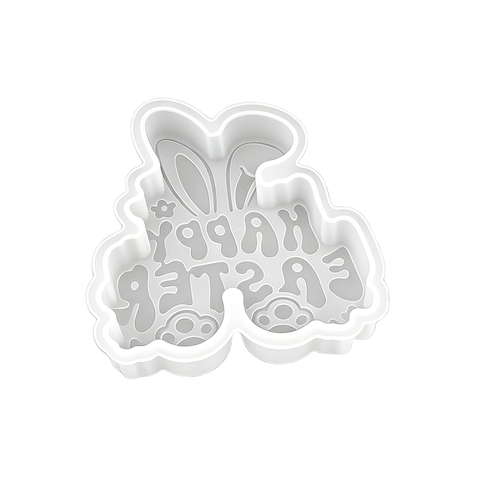 Yjcnelcr Themed Silicone Molds Heart Lettering Shape Silicone Molds for Easter Holiday Decoration Easter Gift Concept