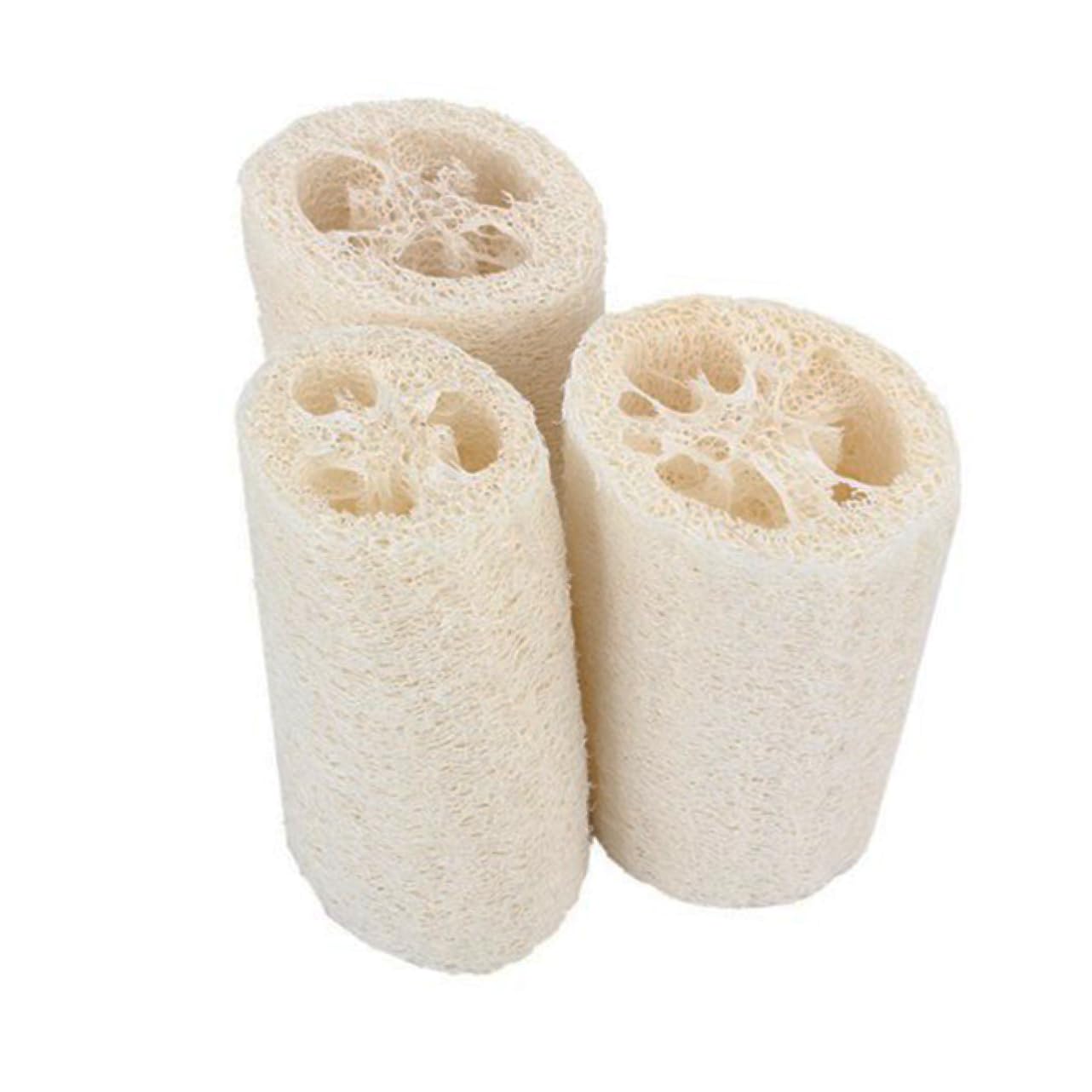 Ipetboom 15pezzi Spugna Naturale Loofah Per Esfoliante Per Corpo Di Luffa Per Pulizia e Stimolazione Della Circolazione Della
