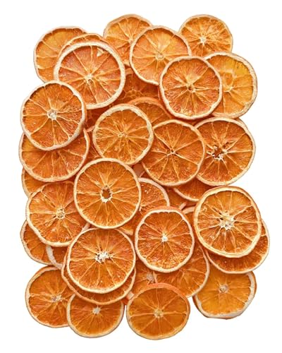 50 Stück Getrocknete Orangenscheiben, Orangenscheiben Getrocknet...