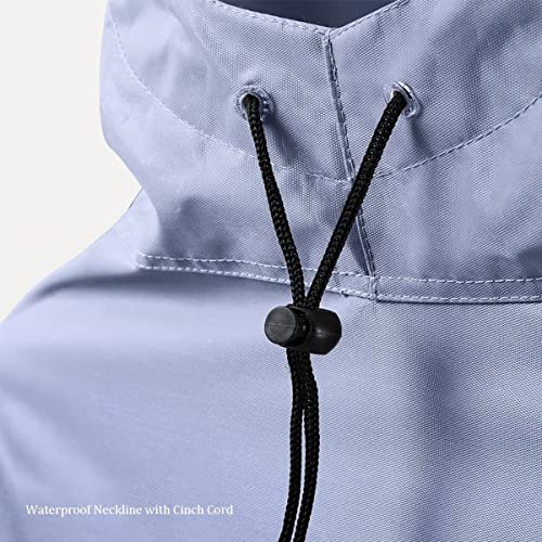 Poncho impermeable con capucha para bicicleta y movilidad miniatura 7